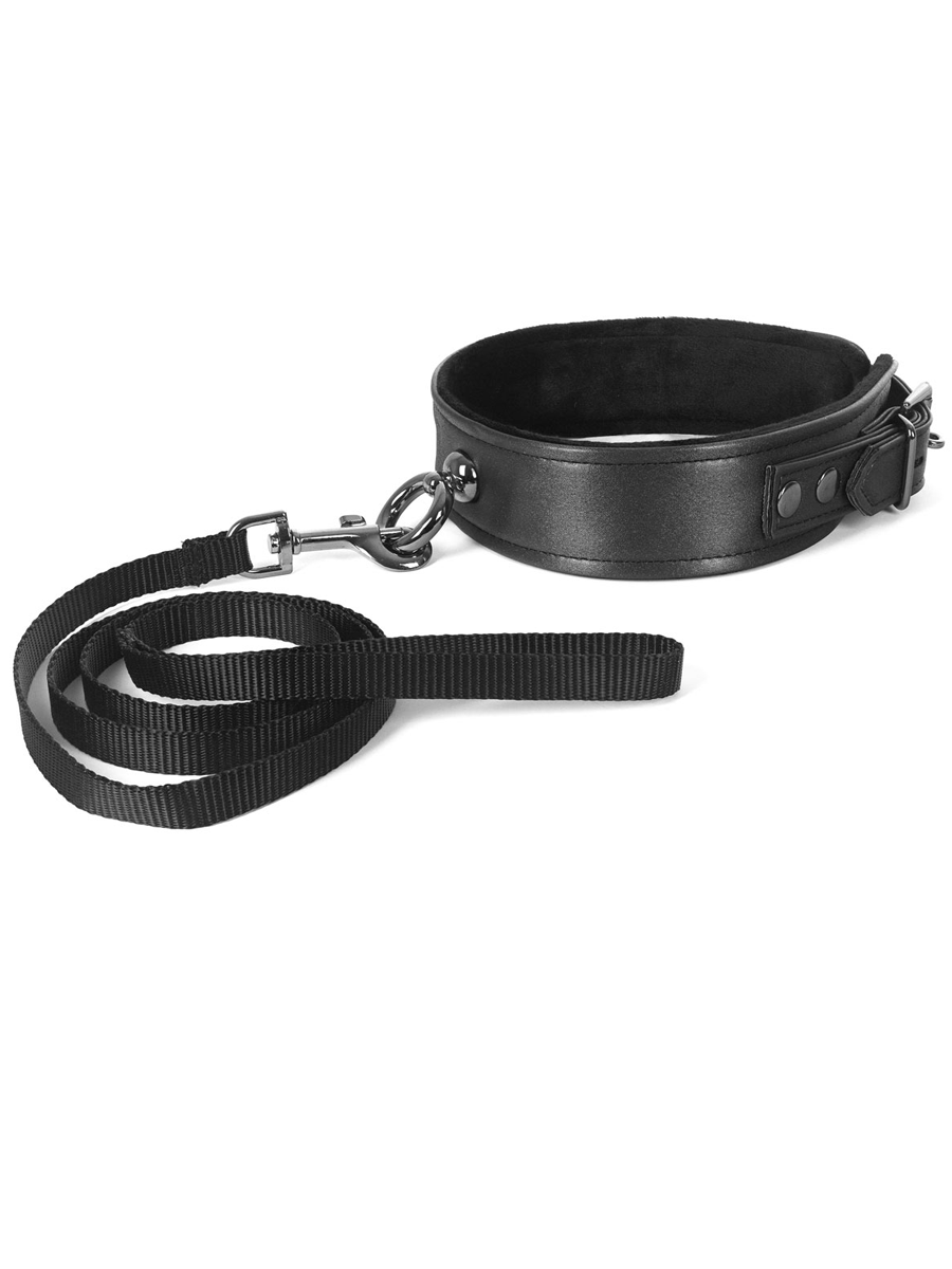 Spartacus Galaxy Vegan Collar & Leash - Black